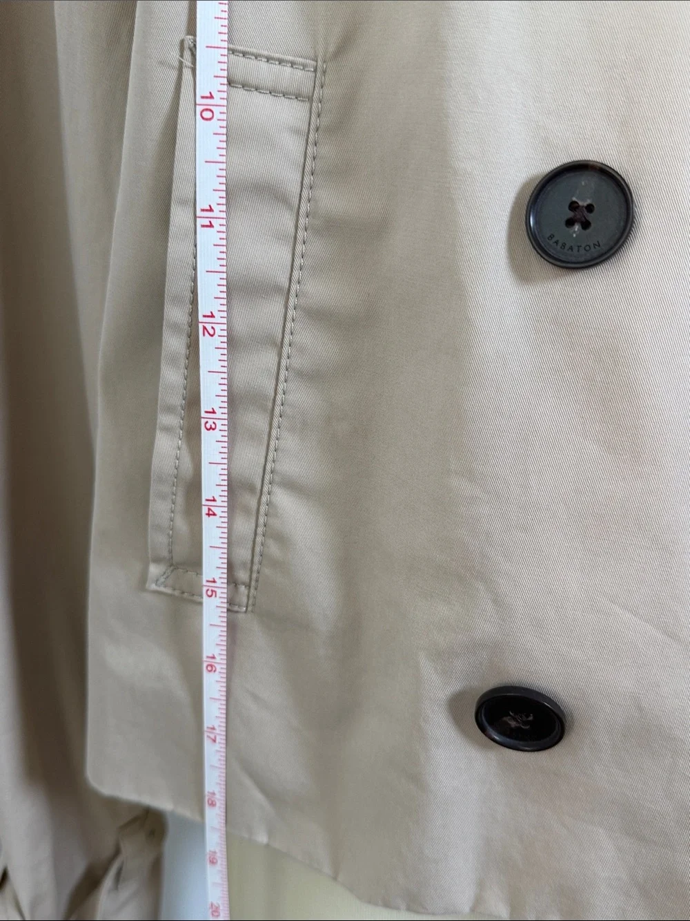 Aritzia Babaton Lightweight Cropped Trench Coat - Picture 11 of 16